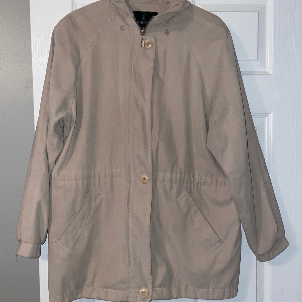 London fog large tan jacket
